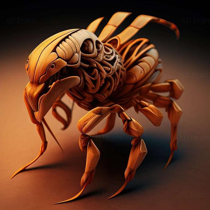 3D модель Ixodes amersoni (STL)